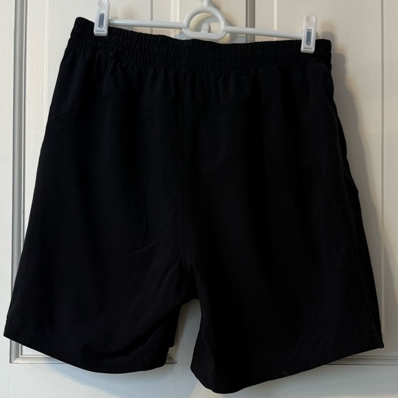 Lululemon Pace Breaker Black Athletic Shorts 7” - Picture 2 of 4